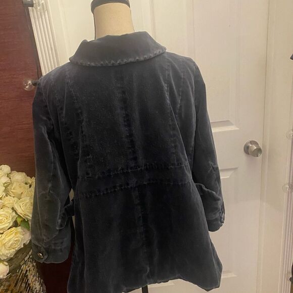 Louis Vuitton “washed denim” colour velvet jacket, S - Picture 8 of 11